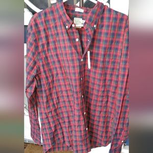 J Crew plaid shirt size extra large NWT